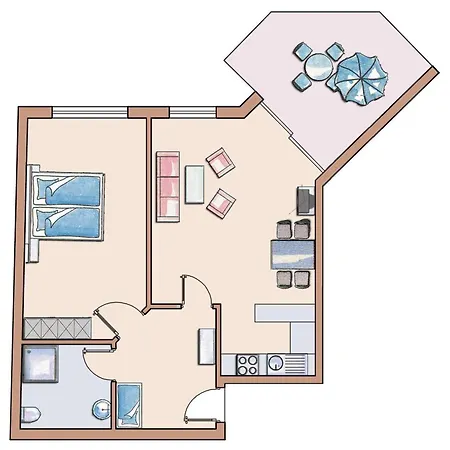 Goldener Hahn Pool, Sauna & Fruehstuecksservice Байрсброн