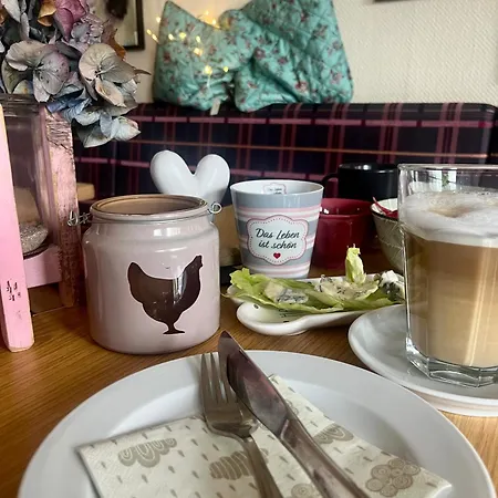 公寓 Goldener Hahn B&B Ferienwohnungen Pool & Sauna Near Medicenter *